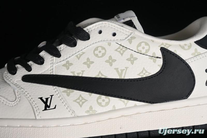 Nike Air Jordan 1 Low OG SP Travis Scott x Fragment Design Collaboration Sneakers - SJ2068-002