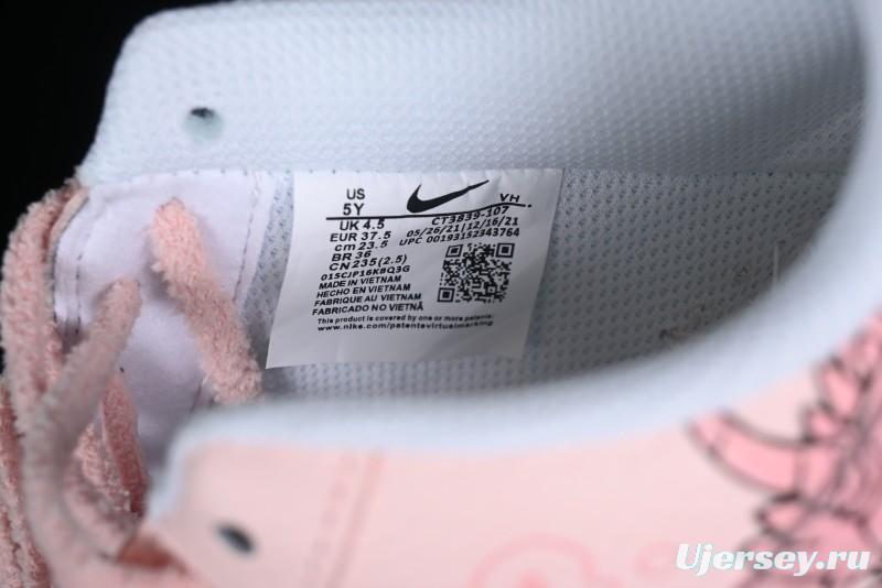 Nike Air Force 1 '07 Low Steam Puppet CNY Year of the Dragon Limited Edition Long Long Stack Socks Cute Style Low-Top Casual Sneakers - CT3839-107