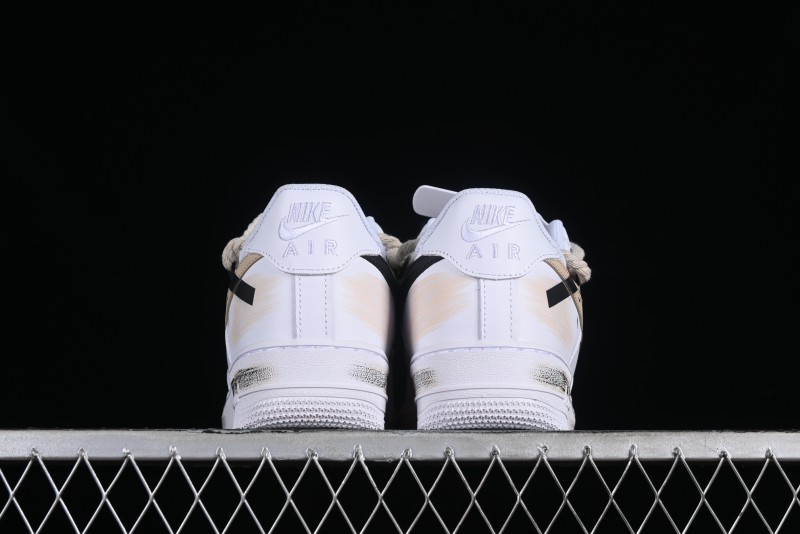 Nike Air Force 1 '07 Low Custom Anime Themed Hand-Painted Swoosh Strap Low-Top Casual Sneakers - ZH0316-013