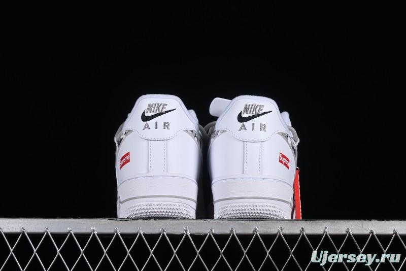 Nike Supreme x Air Force 1'07 Low "Box Logo" Camouflage Print Casual Sneakers - UP1658-595