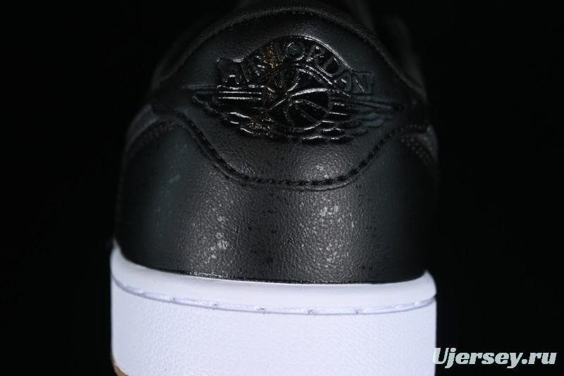 Nike Air Jordan 1 Low Golf Shoes Black Snake Pattern - DD9315-005