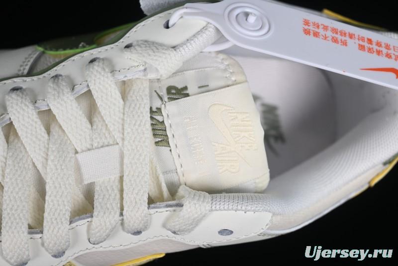 Nike Air Force 1 Shadow Low-Top Sneakers with Lightweight EVA Midsole and Anti-Slip RB Rubber Outsole - FN6335-101