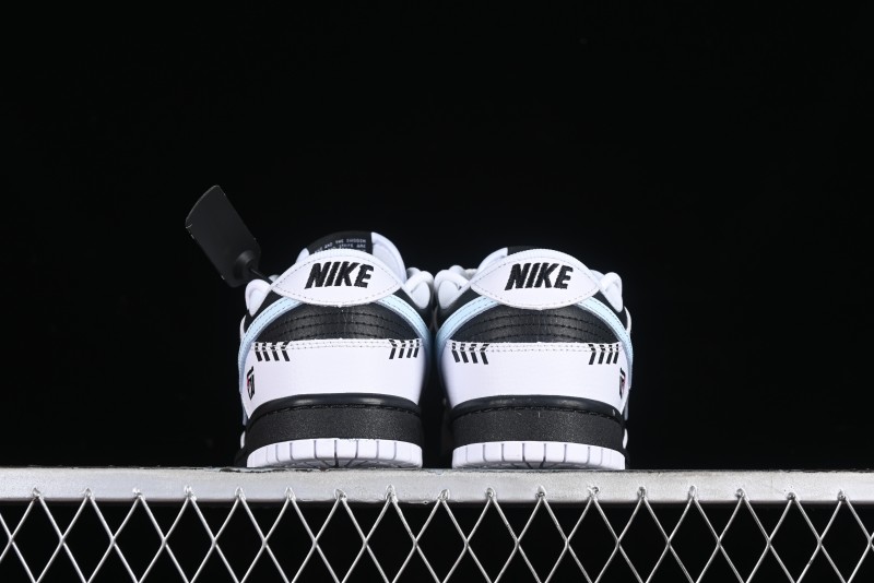 Nike Dunk Low Reverse Panda Graffiti Color SB Lace-Up Low-Top Casual Skate Shoes - FD9064-011