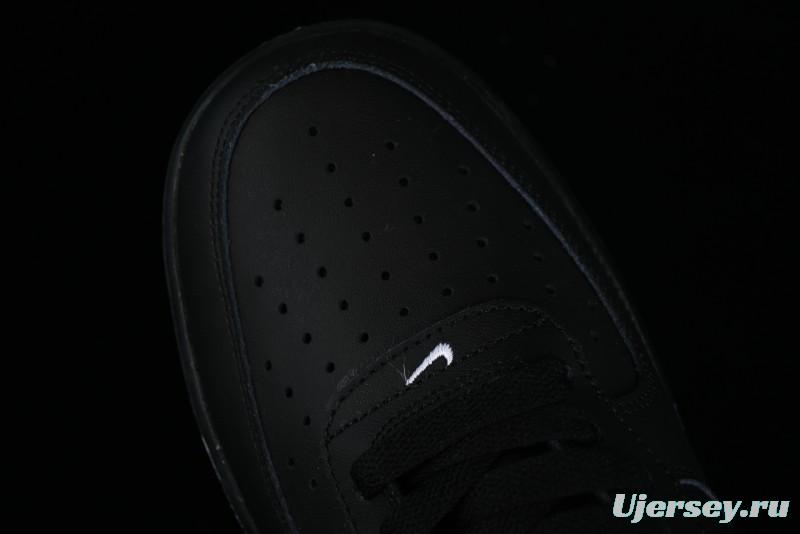 Nike Air Force 1 '07 Low Classic Black White Swoosh Casual Sneakers - FZ0627-010