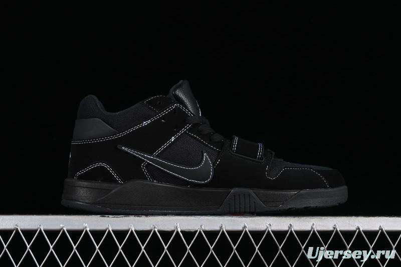 Nike Travis Scott x Jordan Cut The Check AJ1 Basketball Shoes with Velcro Strap - DR9317-001