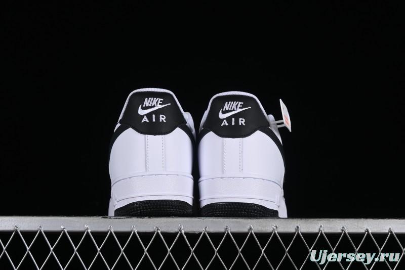 Nike Air Force 1 '07 Low Casual Sneakers in Black and White - FQ4296-101