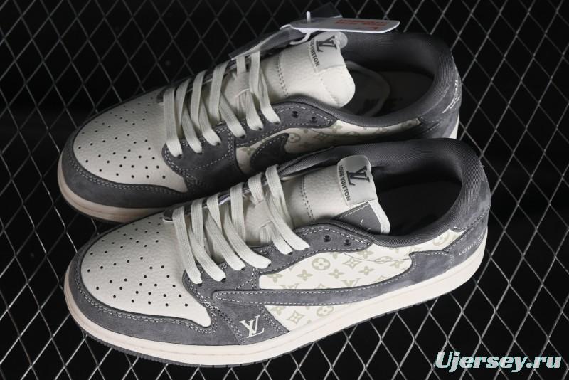 Nike Air Jordan 1 Low OG SP Travis Scott x Fragment Design Collaboration Sneakers - SJ2068-001