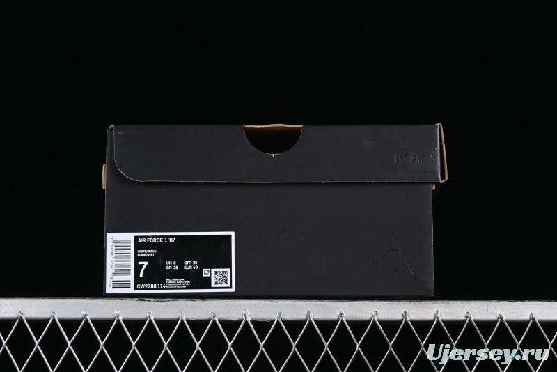 Nike Air Force 1 '07 Low PS5 Gaming Theme Ice Green Casual Sneakers - CW2288-114