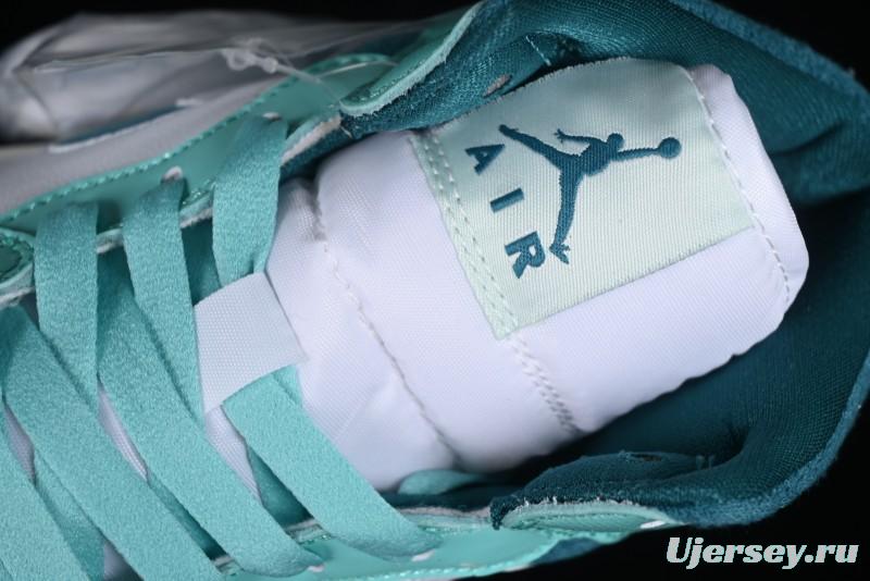 Nike Air Jordan 1 Mid "Bleached Turquoise" Casual Sneakers - DZ3745-300