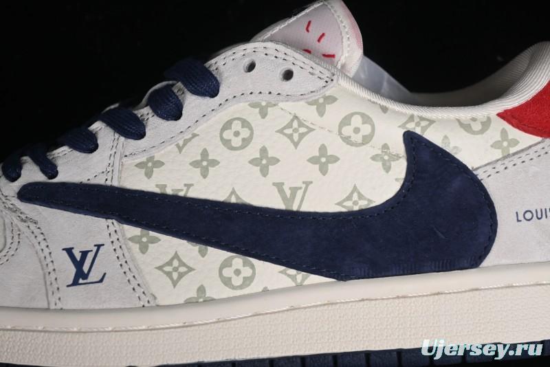 Nike Air Jordan 1 Low OG SP Travis Scott x Fragment Design Collaboration Sneakers - YQ2088-668