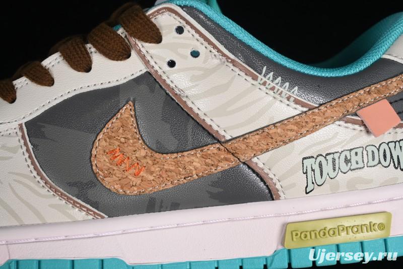 Nike Dunk Low Panda Prank Spring Touchdown Spring Forward Brown Green SB Strap Low Top Casual Skate Shoes - DV0834-101