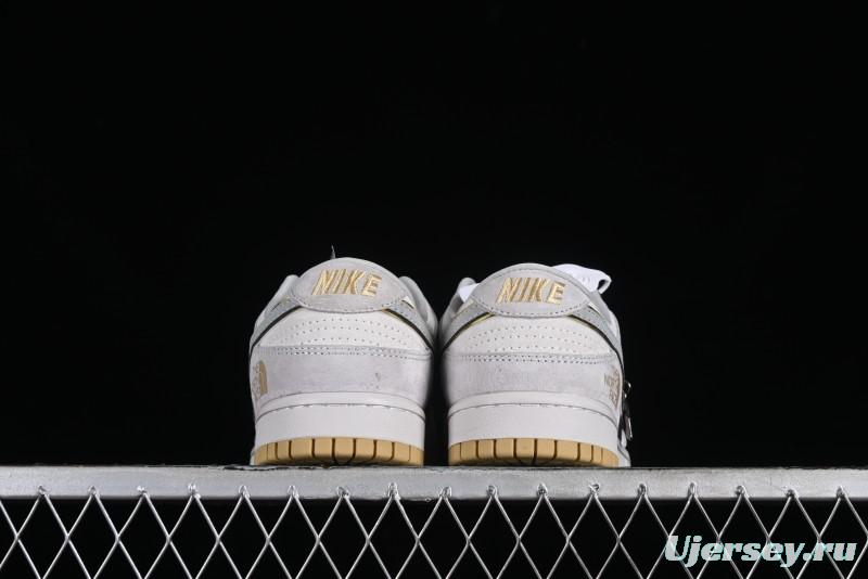 Nike Dunk Low The North Face CDG Collaboration - Gold SB Low Top Skate Shoes - DQ1098-337