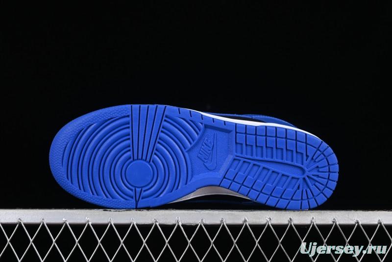 Nike SB Dunk Low Black Blue Colorway Low-Top Casual Skateboarding Shoes - CW1590-001