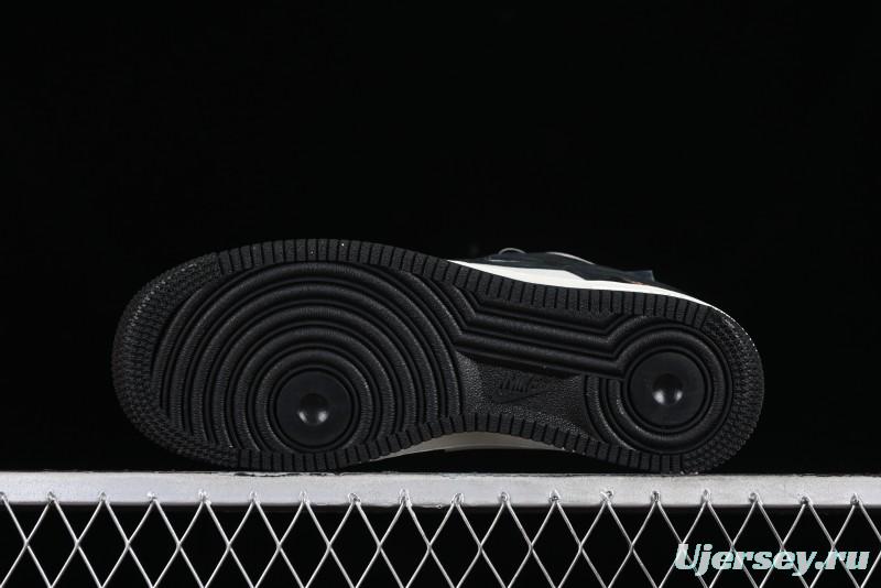 Nike Air Force 1 '07 Low LV Collaboration - Beige Black Pigskin Casual Sneakers - HD1968-010