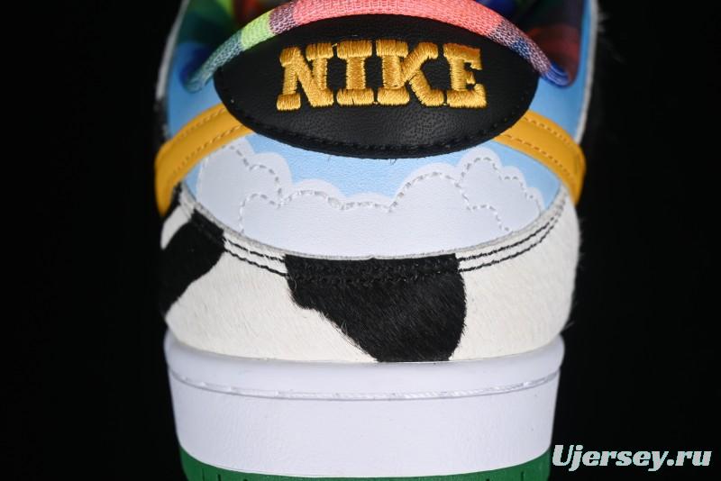 Nike Ben & Jerry's x Nike SB Dunk Low Pro QS "Chunky Dunky" Classic Casual Skate Shoes - CU3244-100