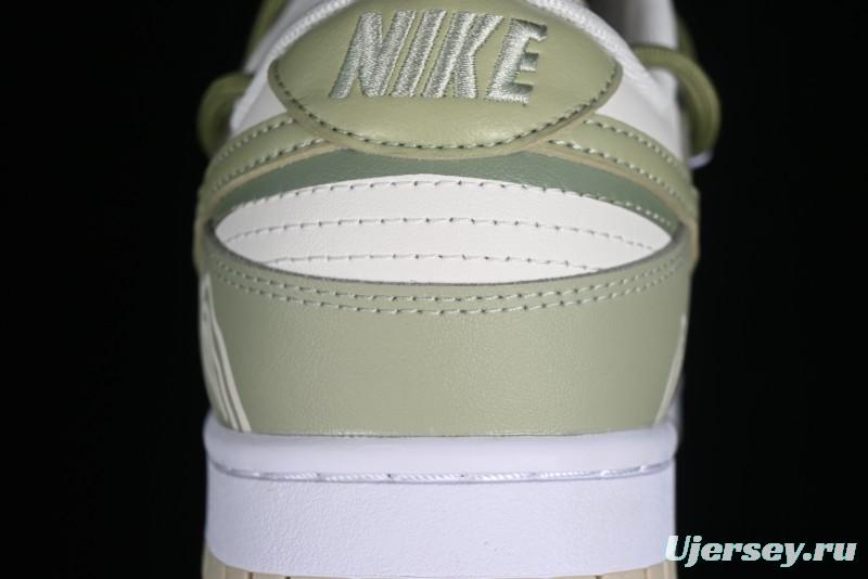 Nike Dunk Low SB Casual Sneakers with Deconstructed Laces and Dragon Well Tea-Inspired Design - DV0831-003