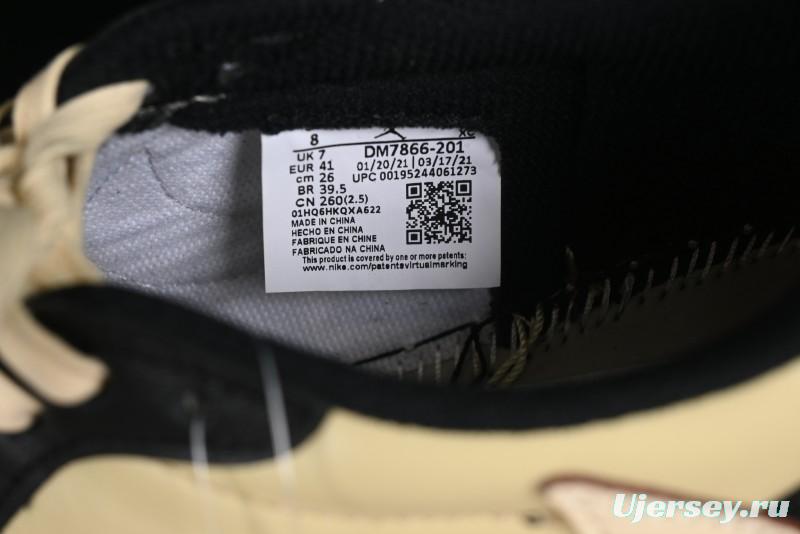 Nike Travis Scott x Air Jordan 1 Low OG AJ1 Reverse Swoosh Sneakers - DM7866-201