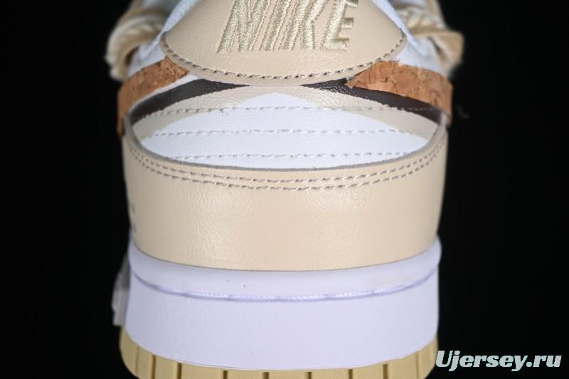 Nike Dunk Low Panda Prank Universe Exploration - Star Exploration Mocha SB Strap Low-top Casual Skate Shoes - DV0833-100