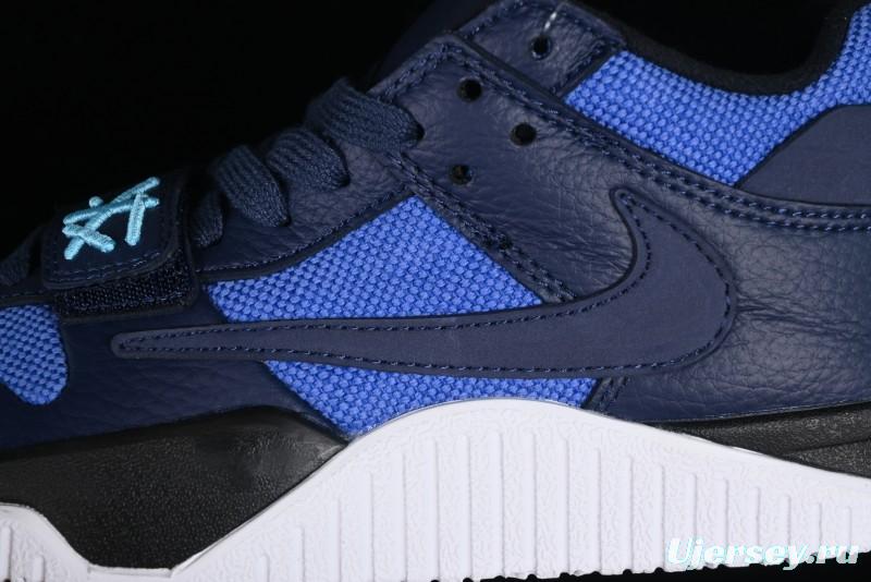 Nike Travis Scott x Jordan Cut The Check AJ1 Basketball Shoes with Velcro Strap - FZ8117-001