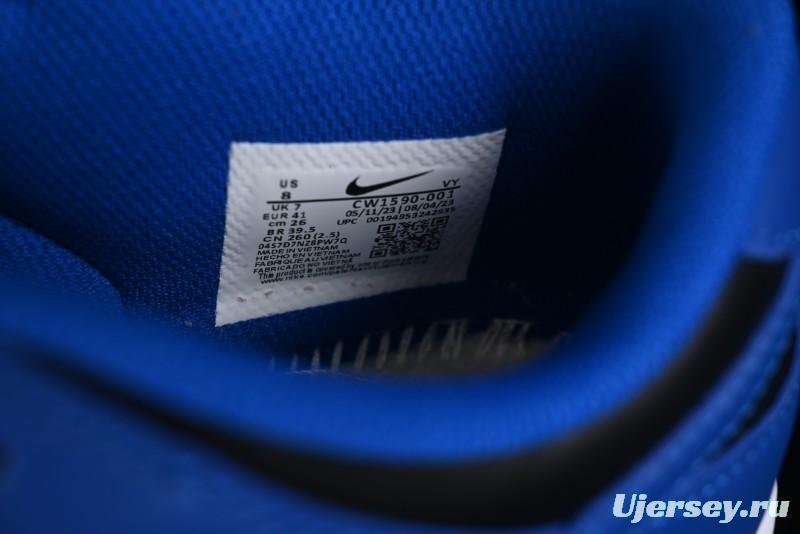 Nike SB Dunk Low Black Blue Colorway Low-Top Casual Skateboarding Shoes - CW1590-001