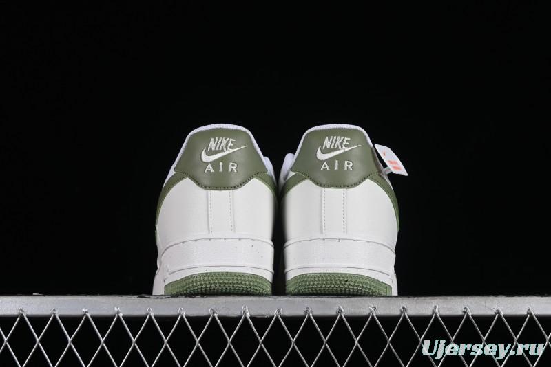 Nike Air Force 1 '07 Low Casual Sneakers in White Green - DV3808-106