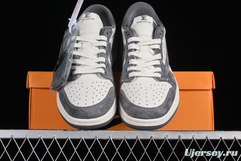 Nike Air Jordan 1 Low OG SP Travis Scott x Fragment Design Collaboration Sneakers - SJ2068-001