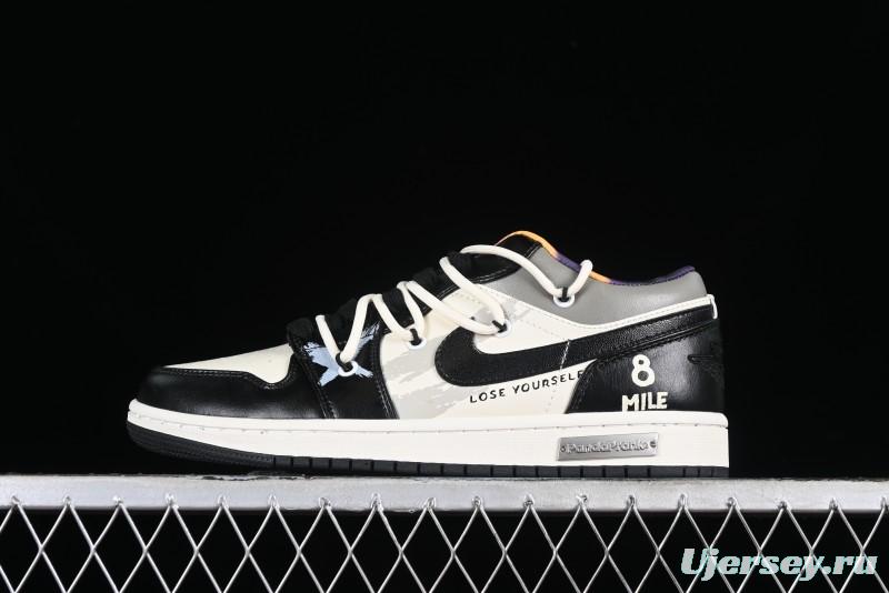 Nike Air Jordan 1 Low AJ1 Panda Prank Hip-Hop Theme - Big Shots Casual Sneakers