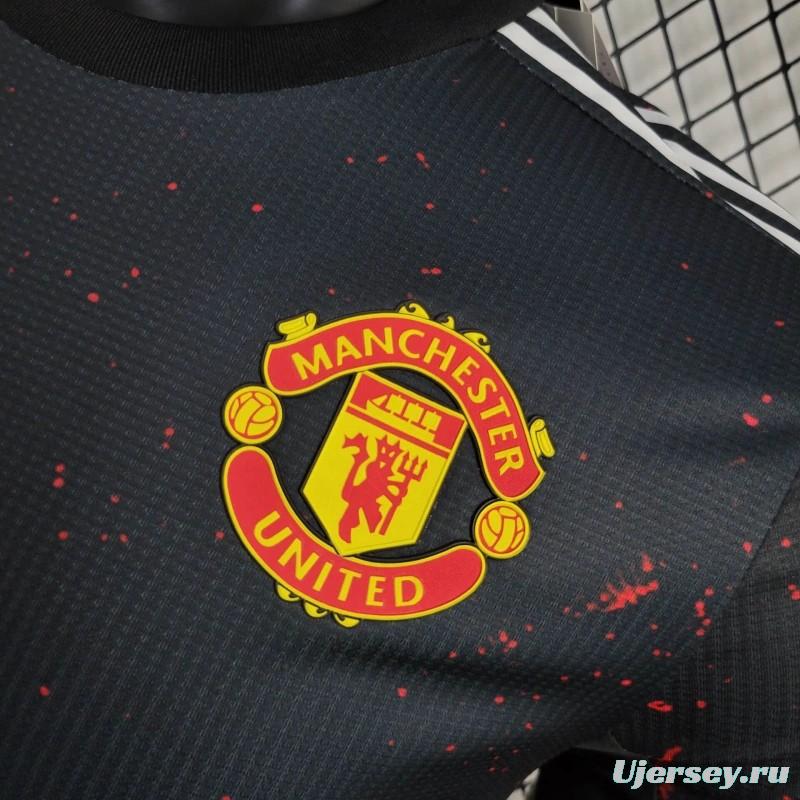 Player Version 24/25  Manchester United Black/Red Special Jersey