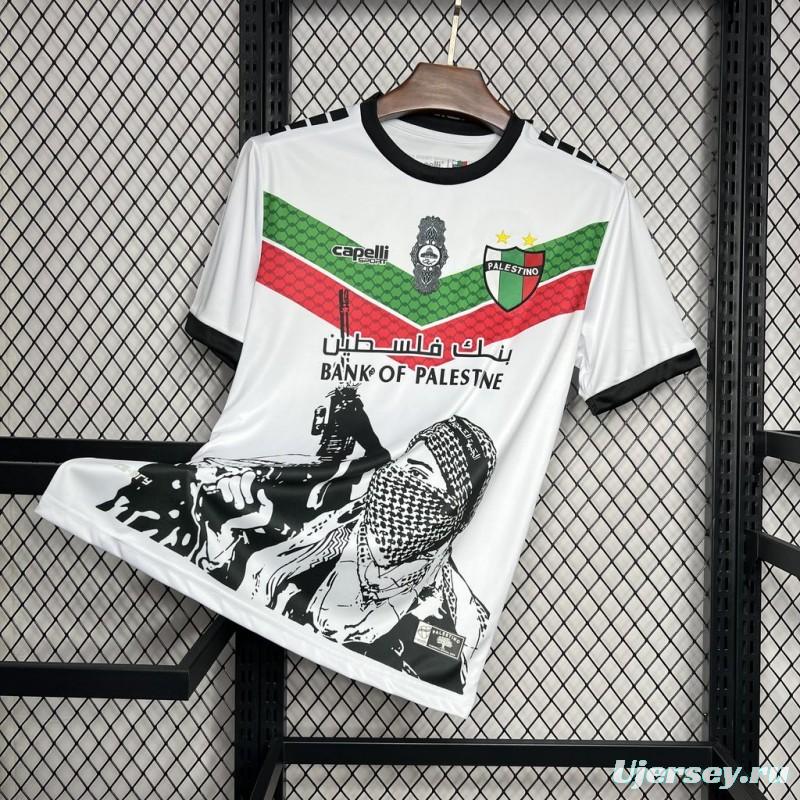 2024/25 CD Palestino White Graffiti Jersey