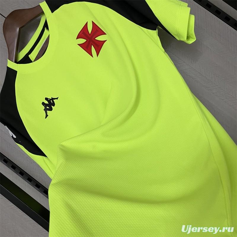 24/25 Vasco Da Gama Training Jersey Fluorescent Green Jersey