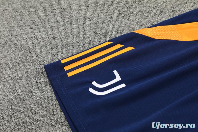 24/25 Juventus Navy Short Sleeve Jersey+Shorts