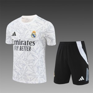 24/25 Real Madrid White Special Short Sleeve Jersey+Shorts