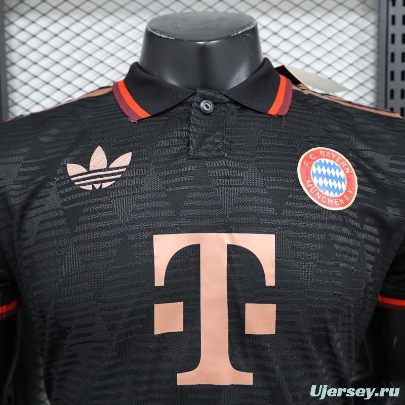 Player Version 24/25 Bayern Munich x Adidas Original Black Jersey