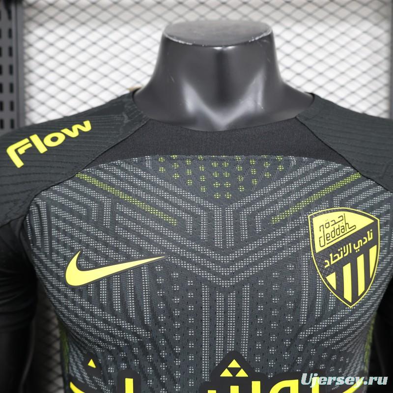 Player Version 24/25 Al-Ittihad Third Black Jersey