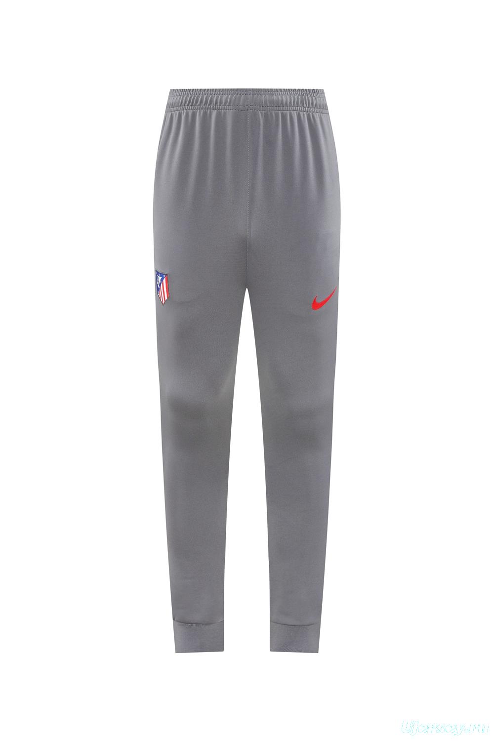 24/25 Atletico Madrid Blue Full Zipper Jacket +Long Pants