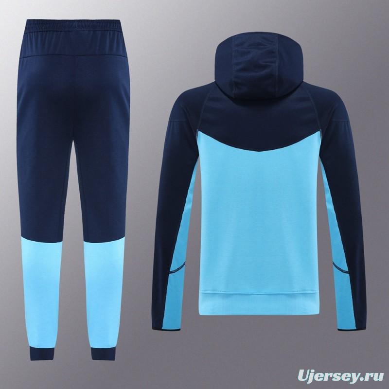 2024 NIKE Navy/Blue Full Zipper Jacket +Long Pants