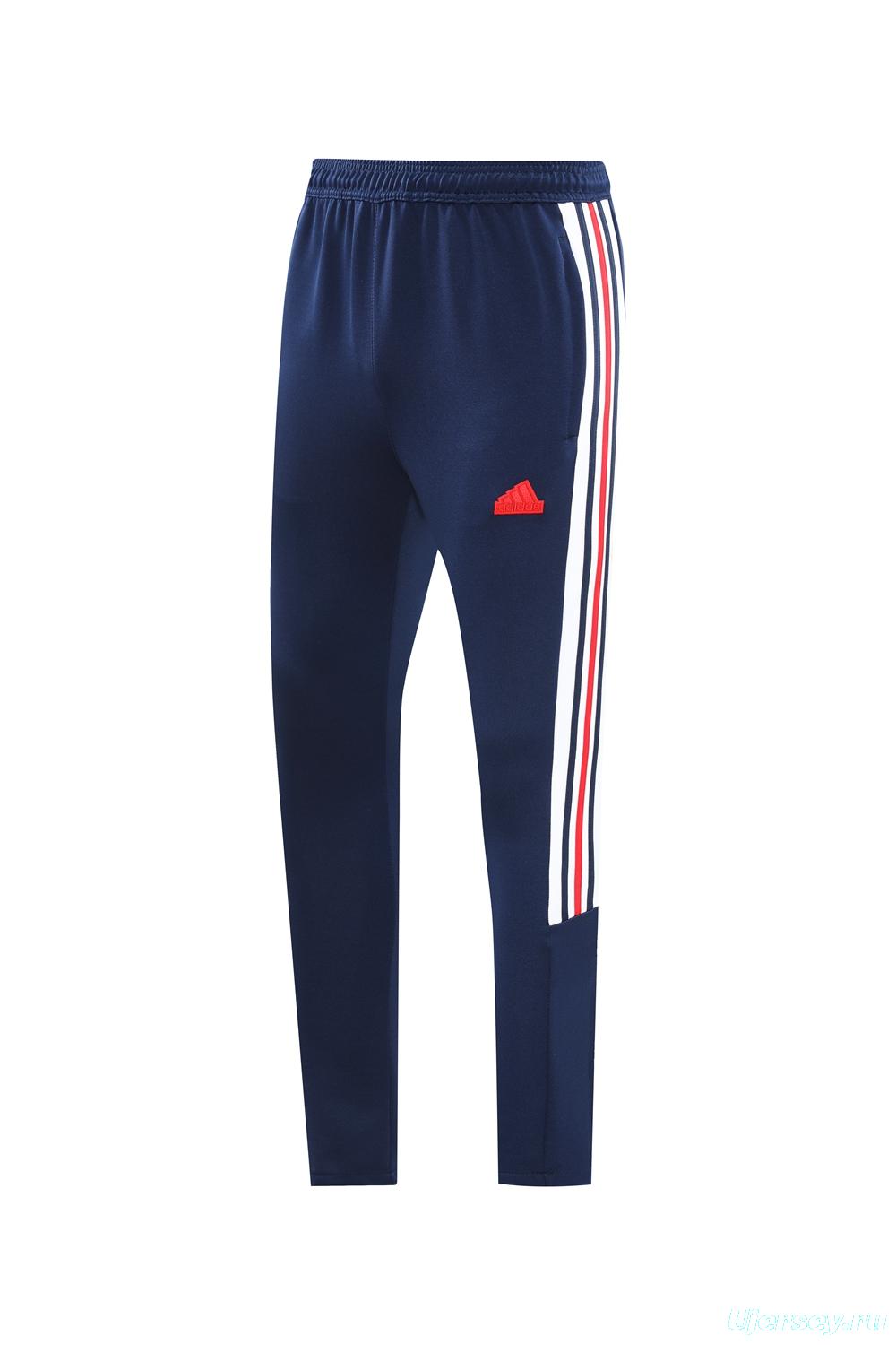 2024 Adidas Blue Full Zipper Jacket +Long Pants