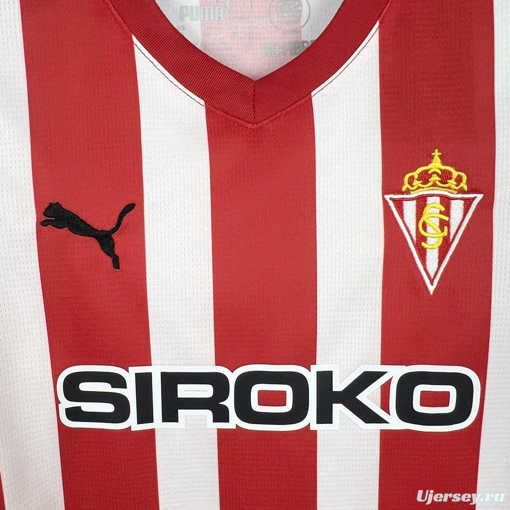 24/25 Kids Sporting De Gijon Home 16-28 Jersey