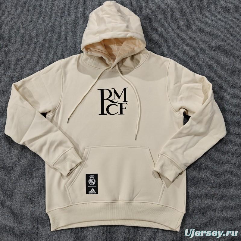 24/25 Real Madrid RMCF Beige/Grey/White/Navy/Black Hoodie