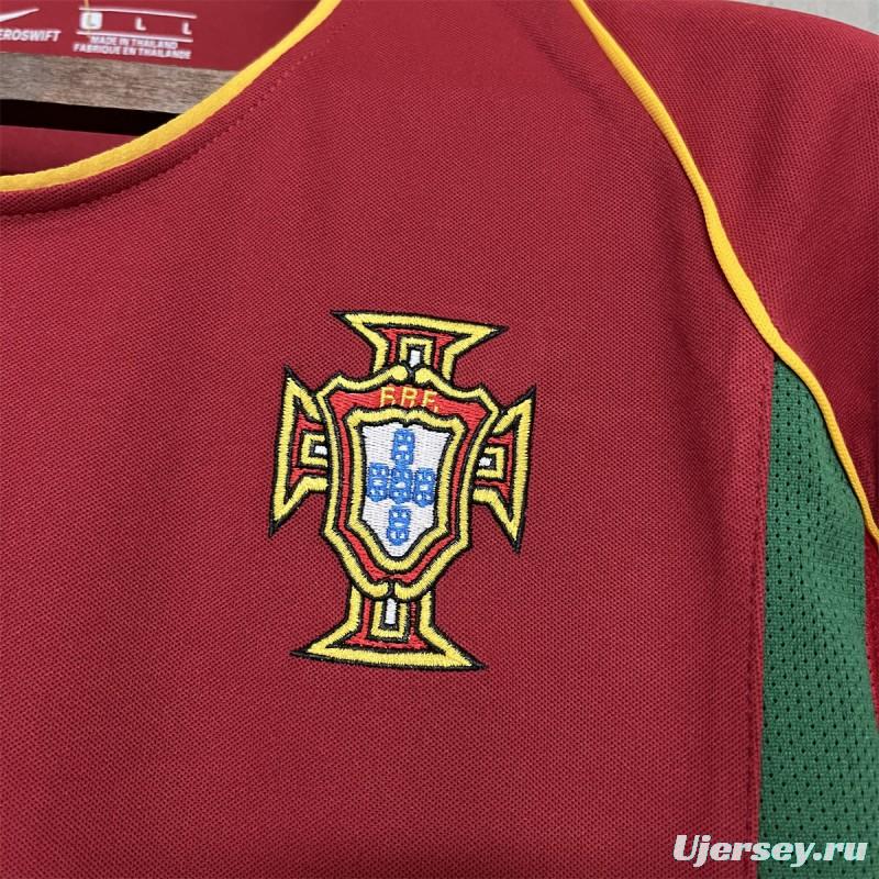 2002 Retro Portugal Home Jersey