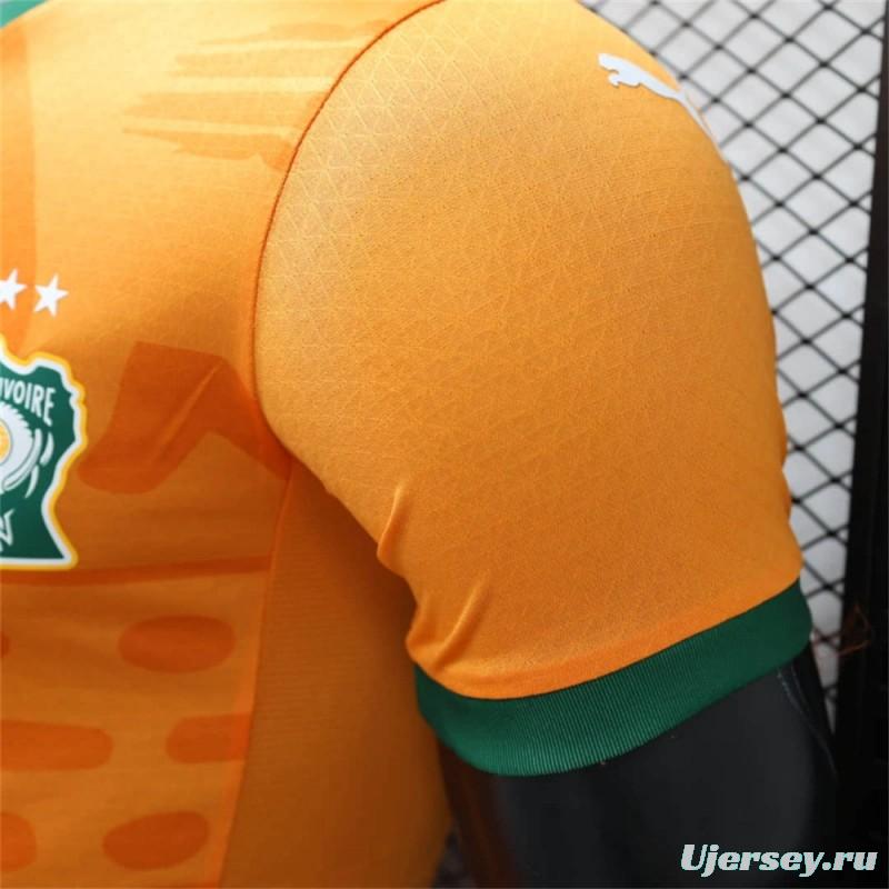 24/25 Player Version Ivory Coast Home Jersey