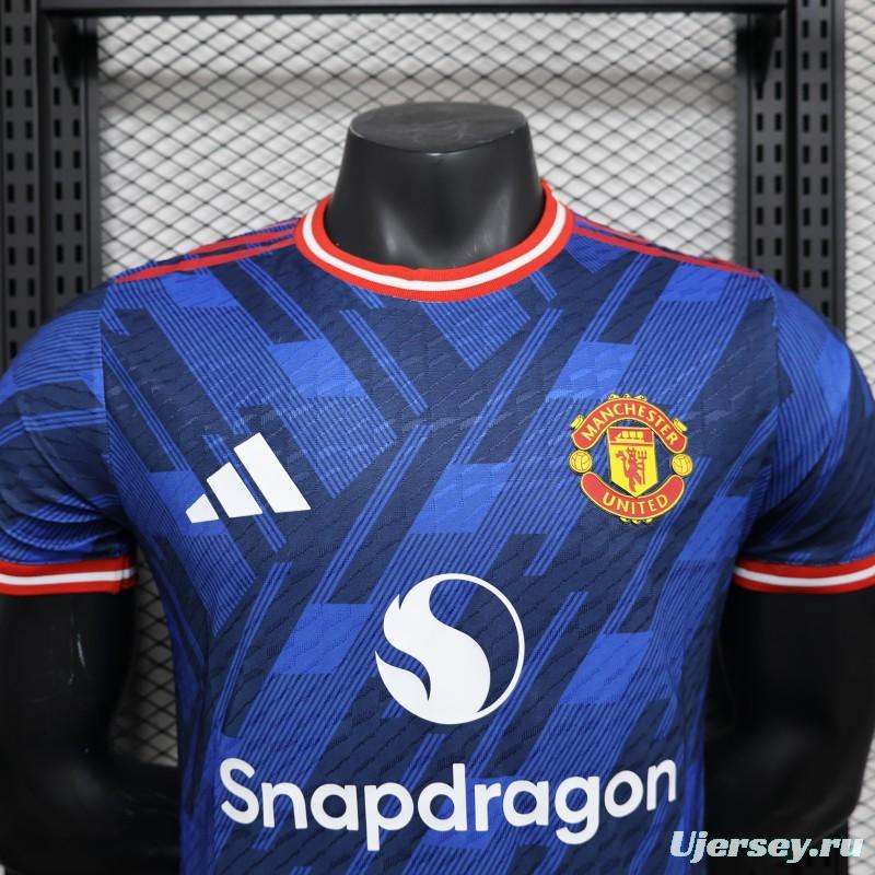 Player Version 25/26 Manchester United Blue Special Jersey