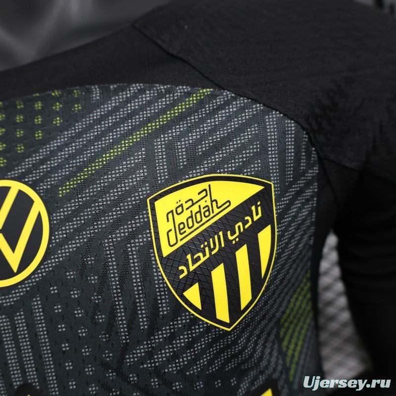 Player Version 25/26 Al-Ittihad Third Black Jersey