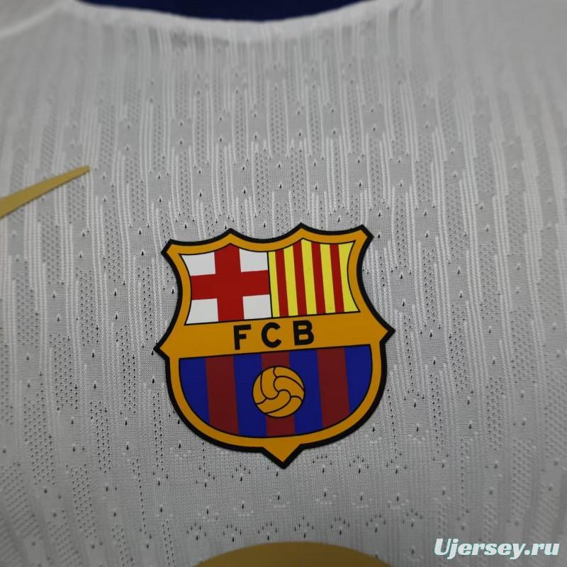 Player Version 24/25 Barcelona 125Th White Special Jersey