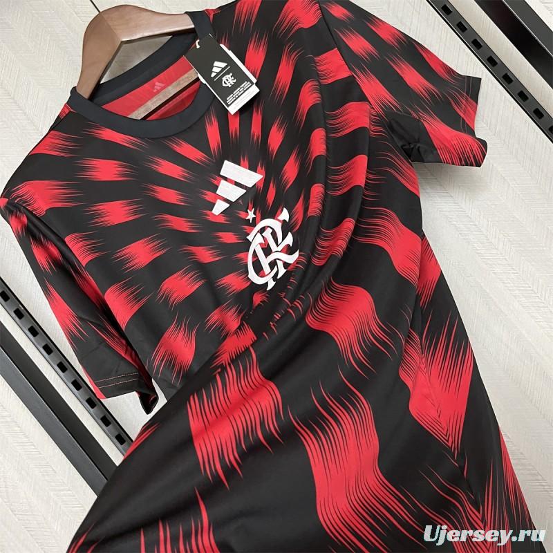 25/26 Flamengo Pre-match Jersey S-XXXXL