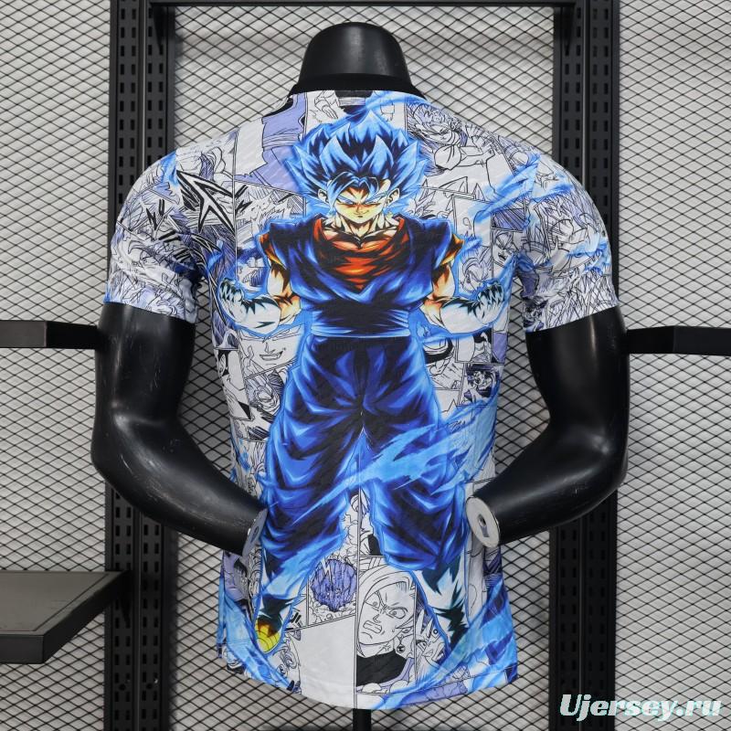Player Version 2025 Japan White with Dragon Ball Z Anime Design Jersey