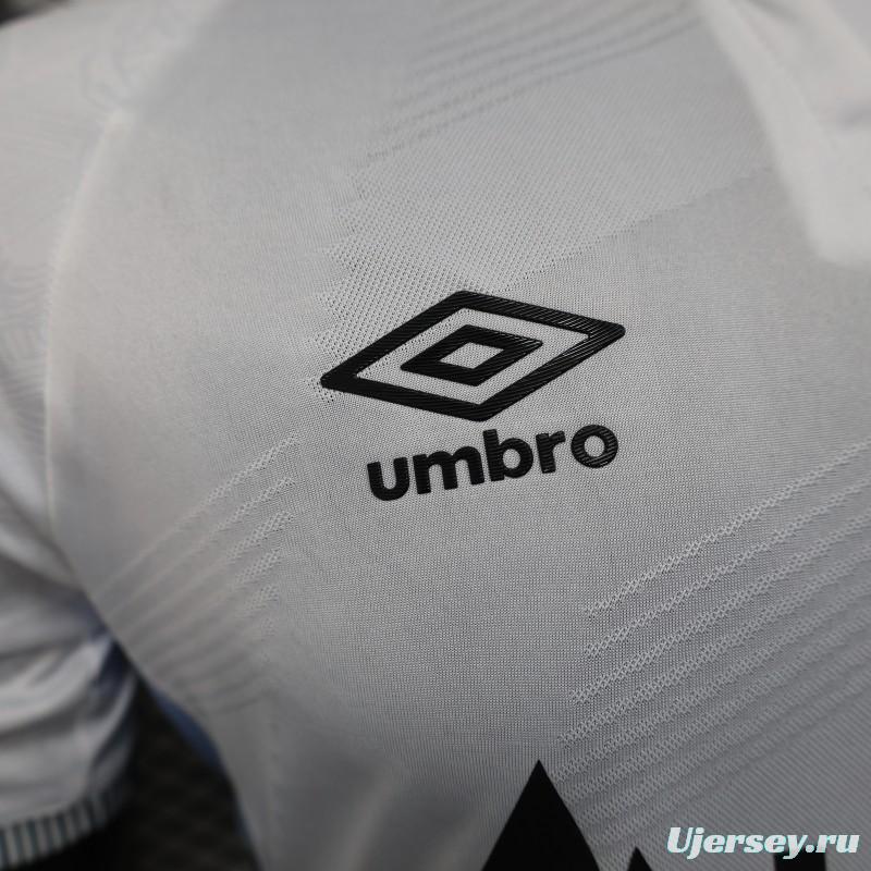 Player Version 25/26 Santos Home Jersey With Sponsors