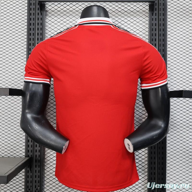 Player Version 98/99 Manchester United Home Jersey