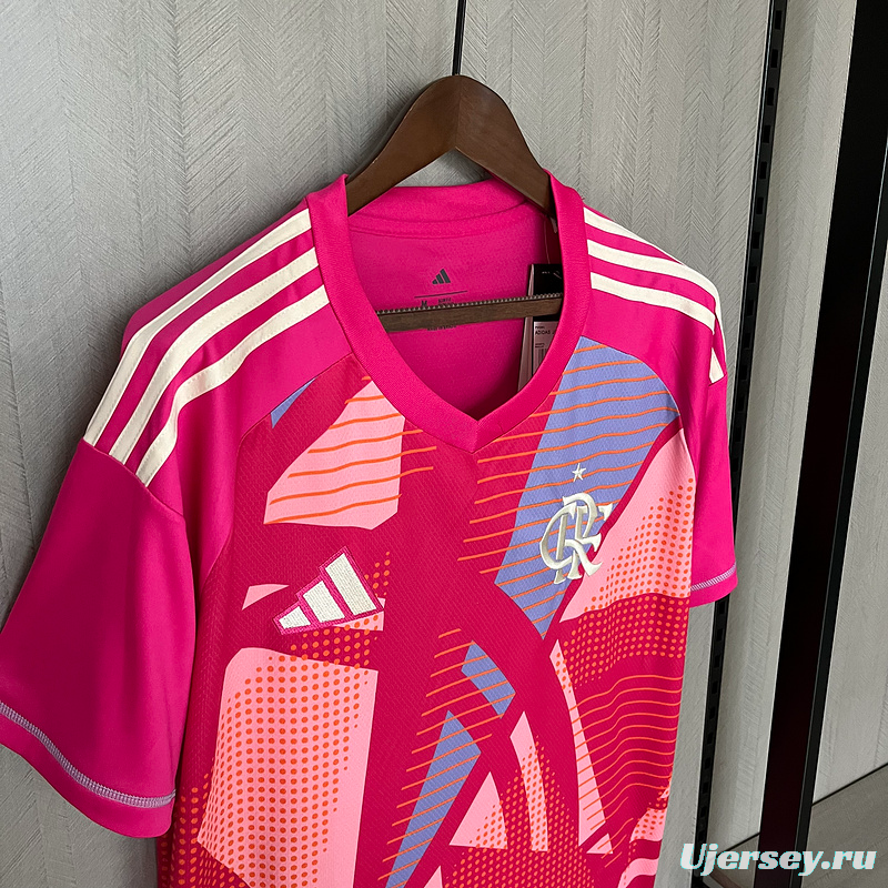 25/26 Flamengo Goalkeeper Pink Jersey S-XXXXL