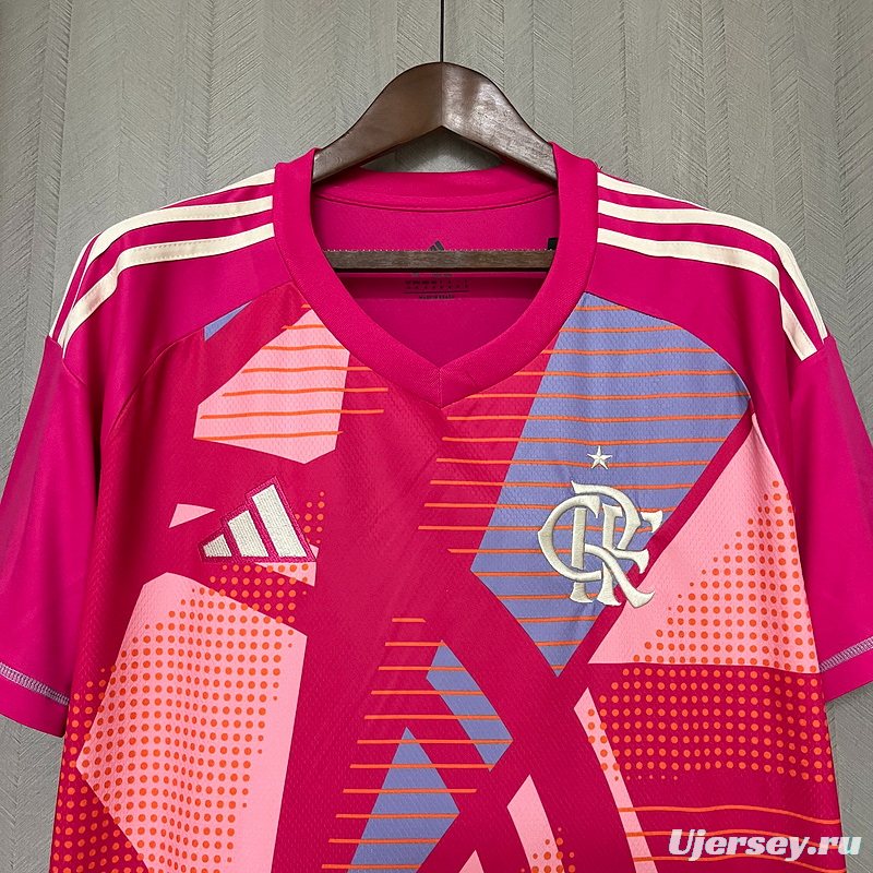 25/26 Flamengo Goalkeeper Pink Jersey S-XXXXL